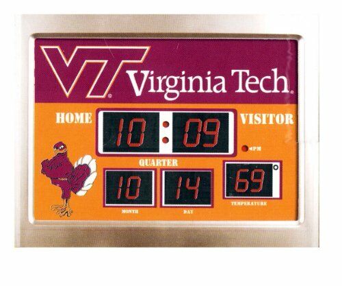 Virginia Tech Hokies Scoreboard Clock Football New  GREAT GIFT MULTI-FUNCTION