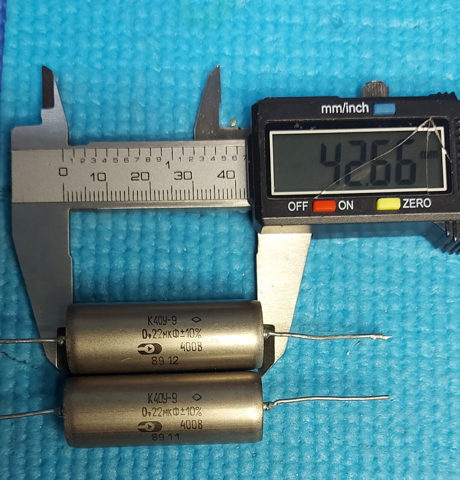 2pcs 0.22uf -400V PIO capacitors Matched pair K40Y-9