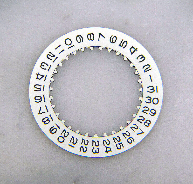Vintage Genuine Rolex 3135 3175 3185 Closed 6 & 9 White Date Disc Watch Wheel