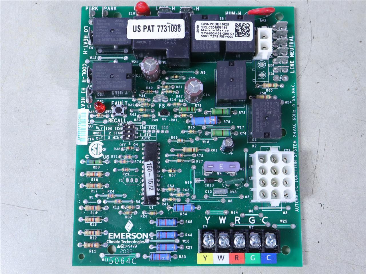 Goodman AMANA PCBBF162S Furnace Control Circuit Board 50M56-290-01
