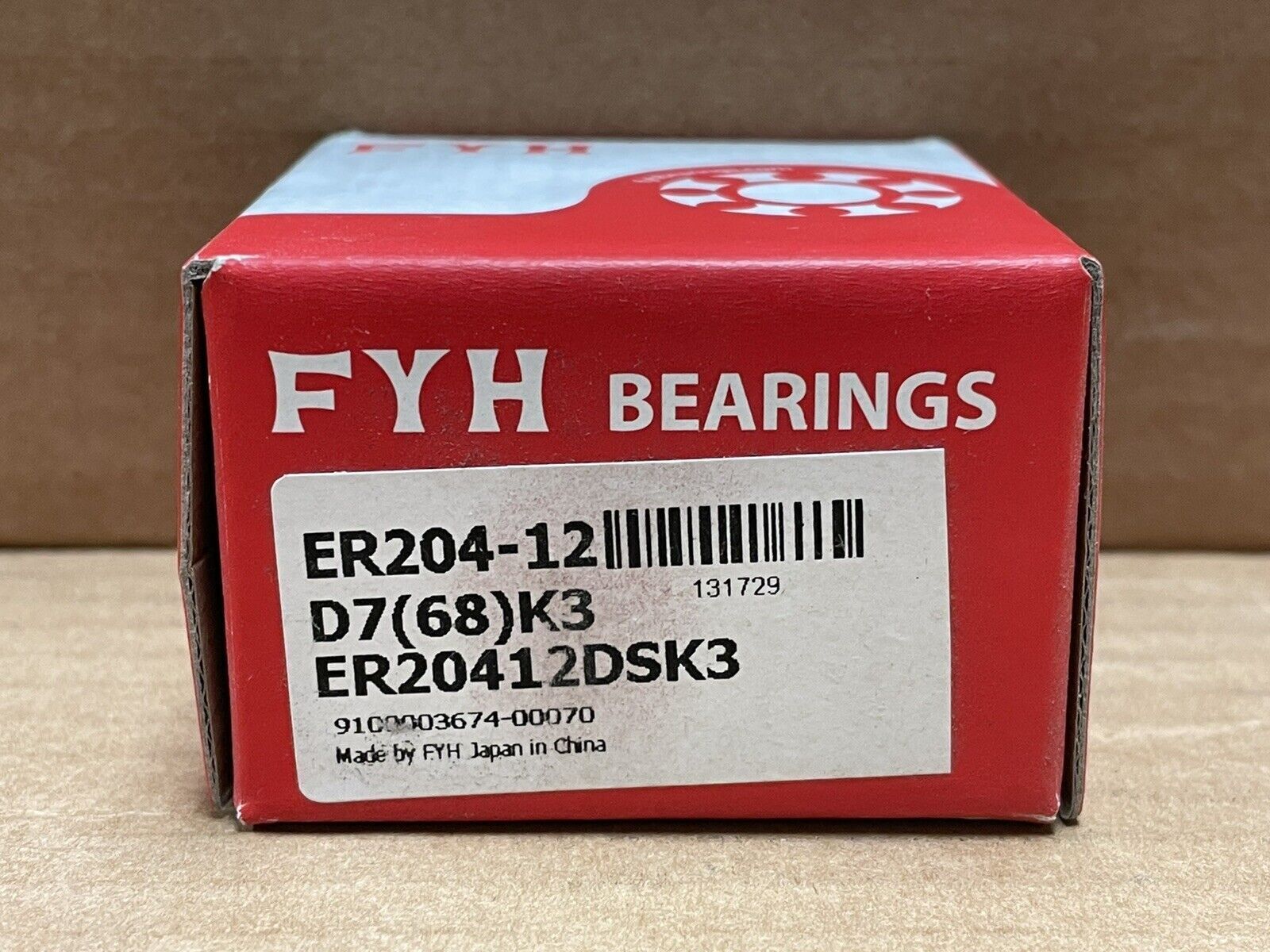 FYH ER204-12DSK3 Free Spin Insert Bearing Setscrew Locking Free Spin 3/4\