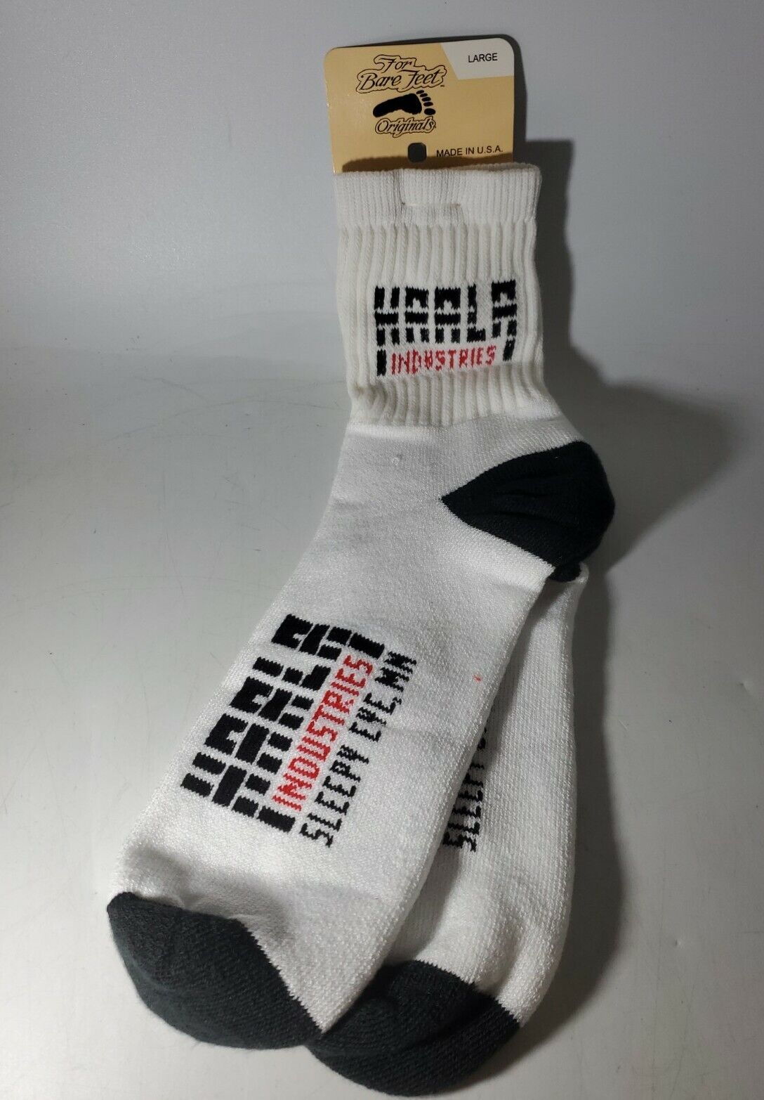Haala Industries Print Socks Size Large 10-13 Comfy NEW