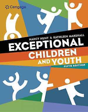 Exceptional Children and Youth - Paperback, by Hunt Nancy; Marshall - Good
