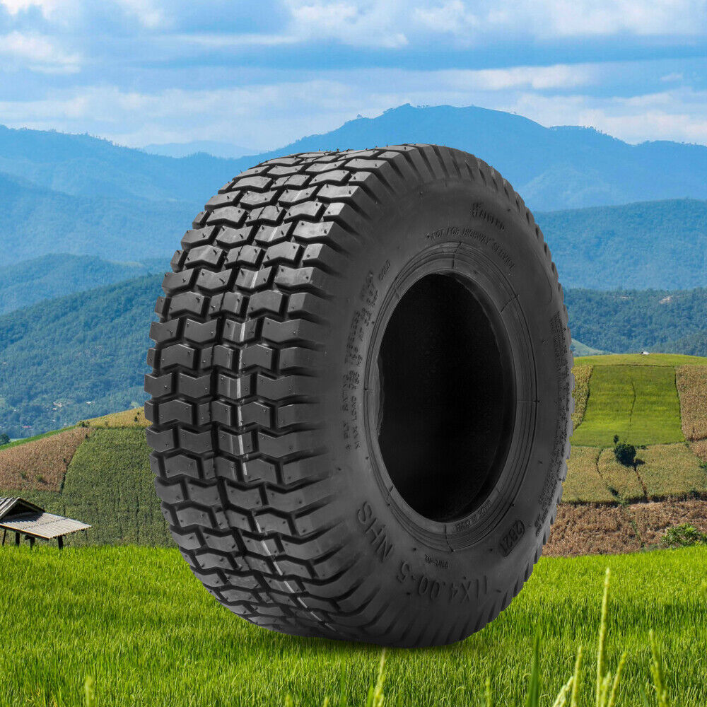 11x4.00-5 Lawn Mower Tires 4PLY 11x4.00x5 Turf Garden Tractor Cart Tyre Tubeless