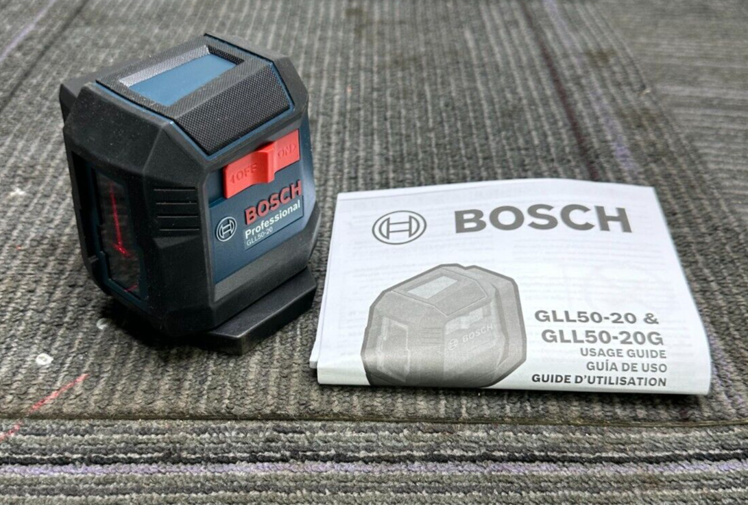 Bosch GLL50-20 50 ft. Cross Line Laser Level Self Leveling