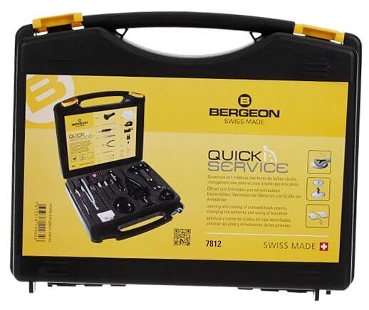 Bergeon 7812 Professional Grade Quick Service Watch Repair Kit in Carry Case 