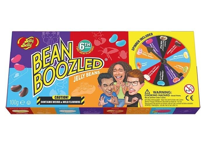 Jelly Belly Bean Boozled 6th Edition Jelly Beans 100g With Spinner Set