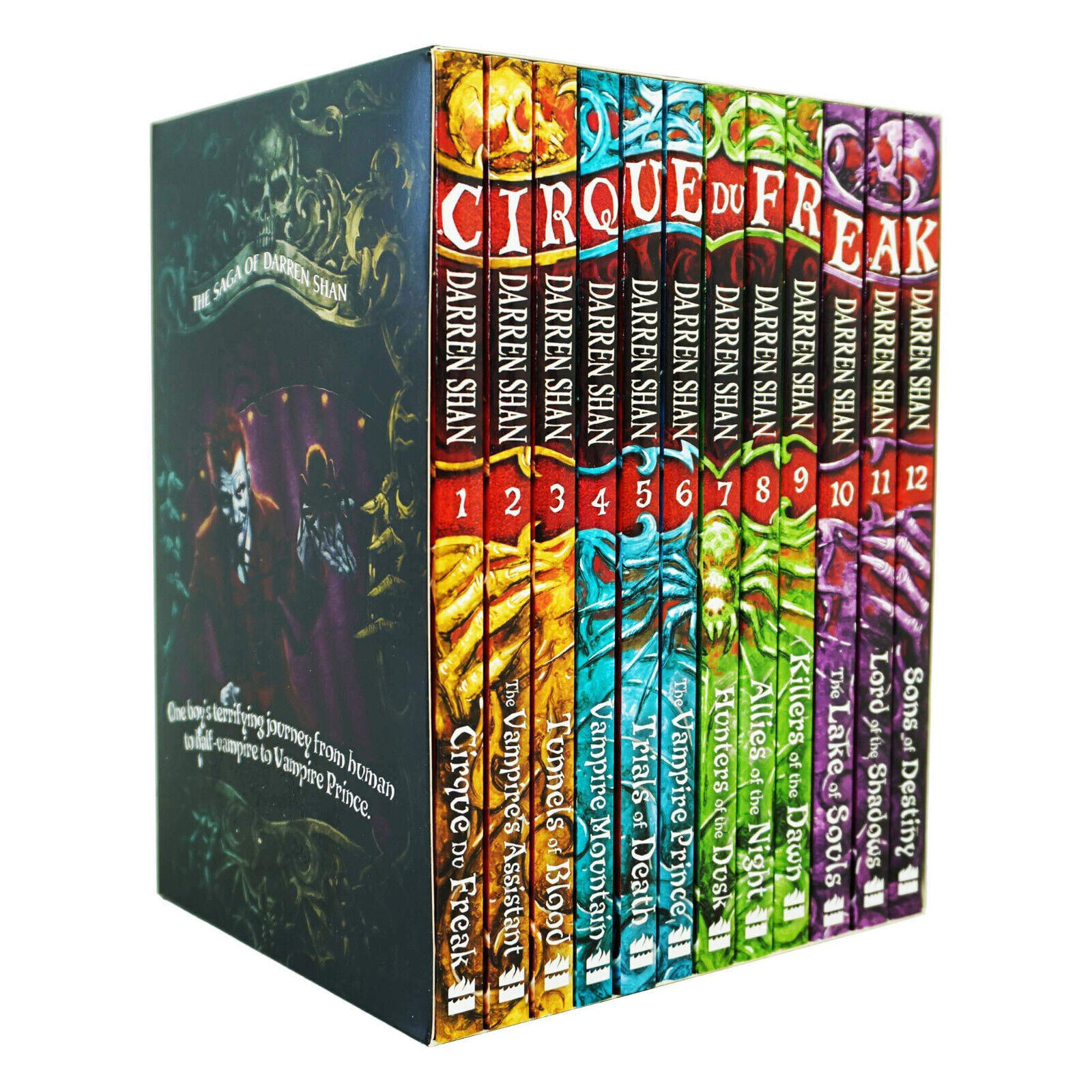 The Saga of Darren Shan Cirque du Freak By Darren Shan 12 Book Set - Ages 9-14