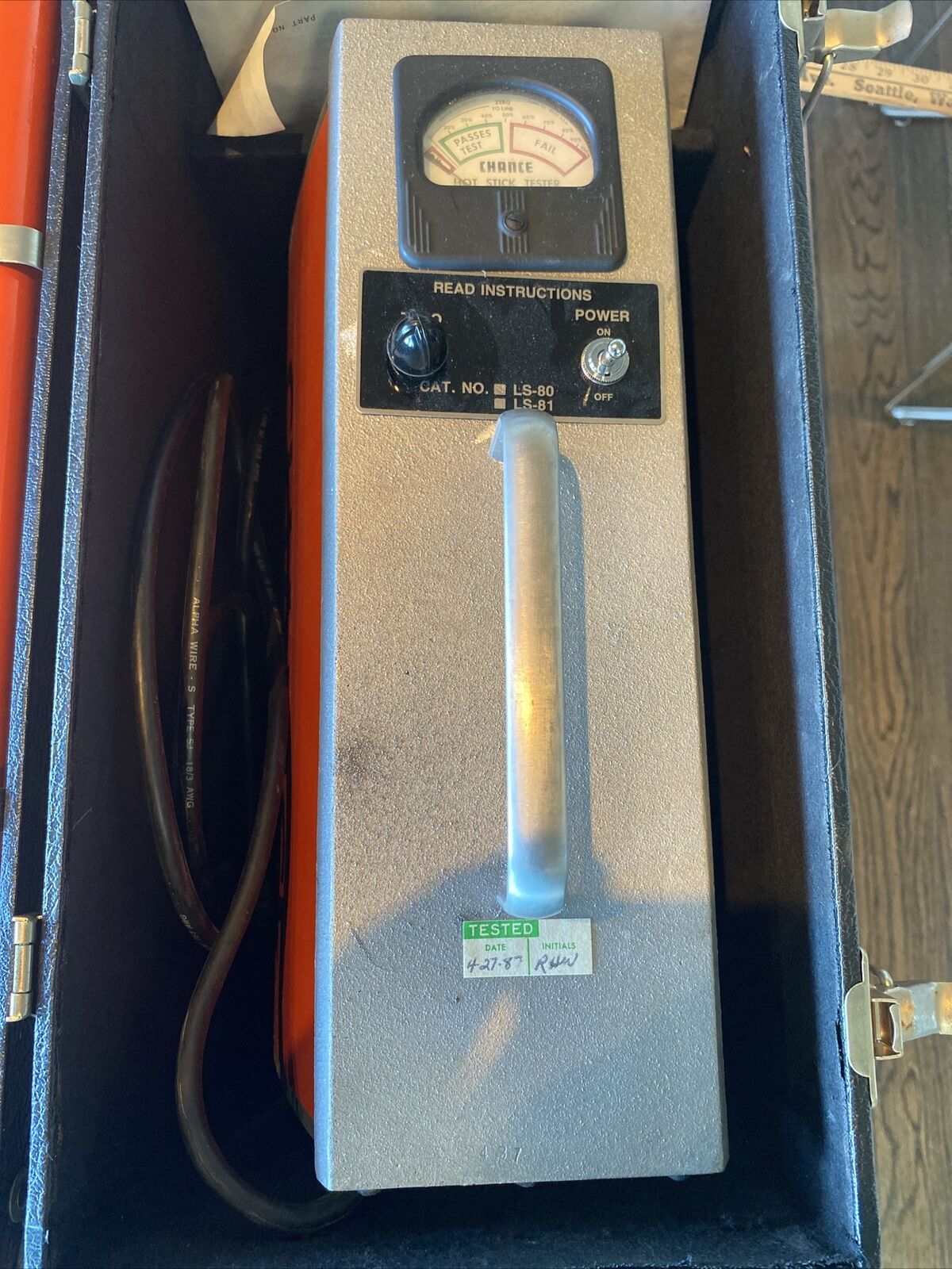 Chance Wet / Dry Hot Stick Tester LS-80 Part # P403-1797