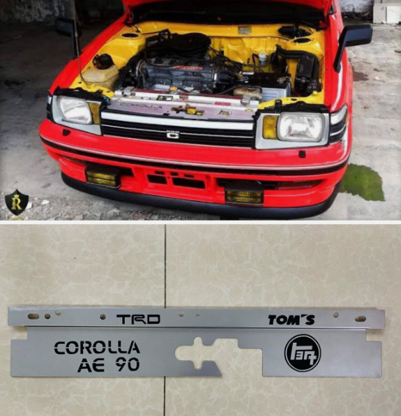 Toyota Corolla AE92 AE91 AE90 CE90 EE90 Radiator Cooling Plate | TRD | JDM |TOMS