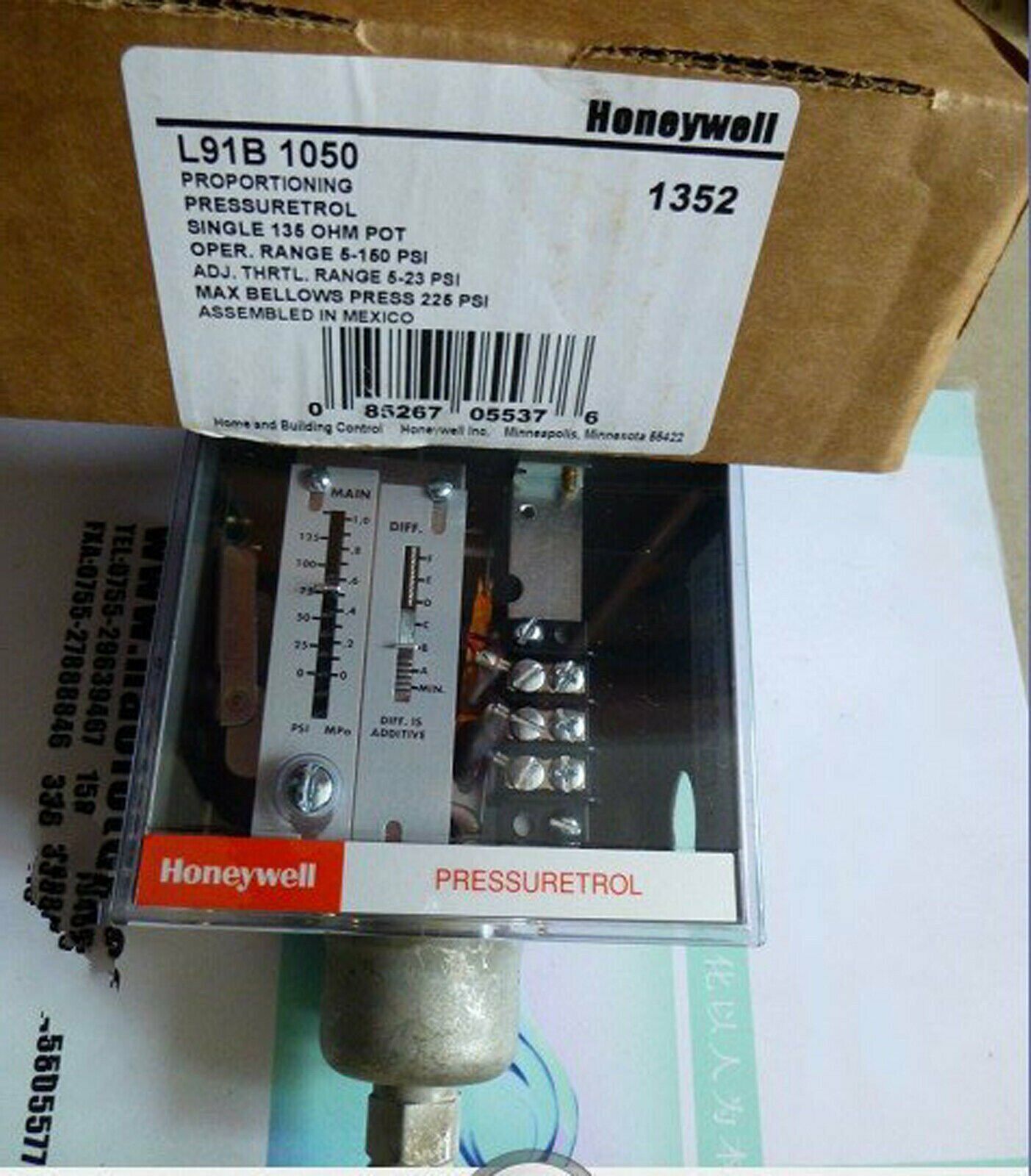 1PC New Honeywell L91B1050 Pressuretrol Controller In Box Expedited Shipping