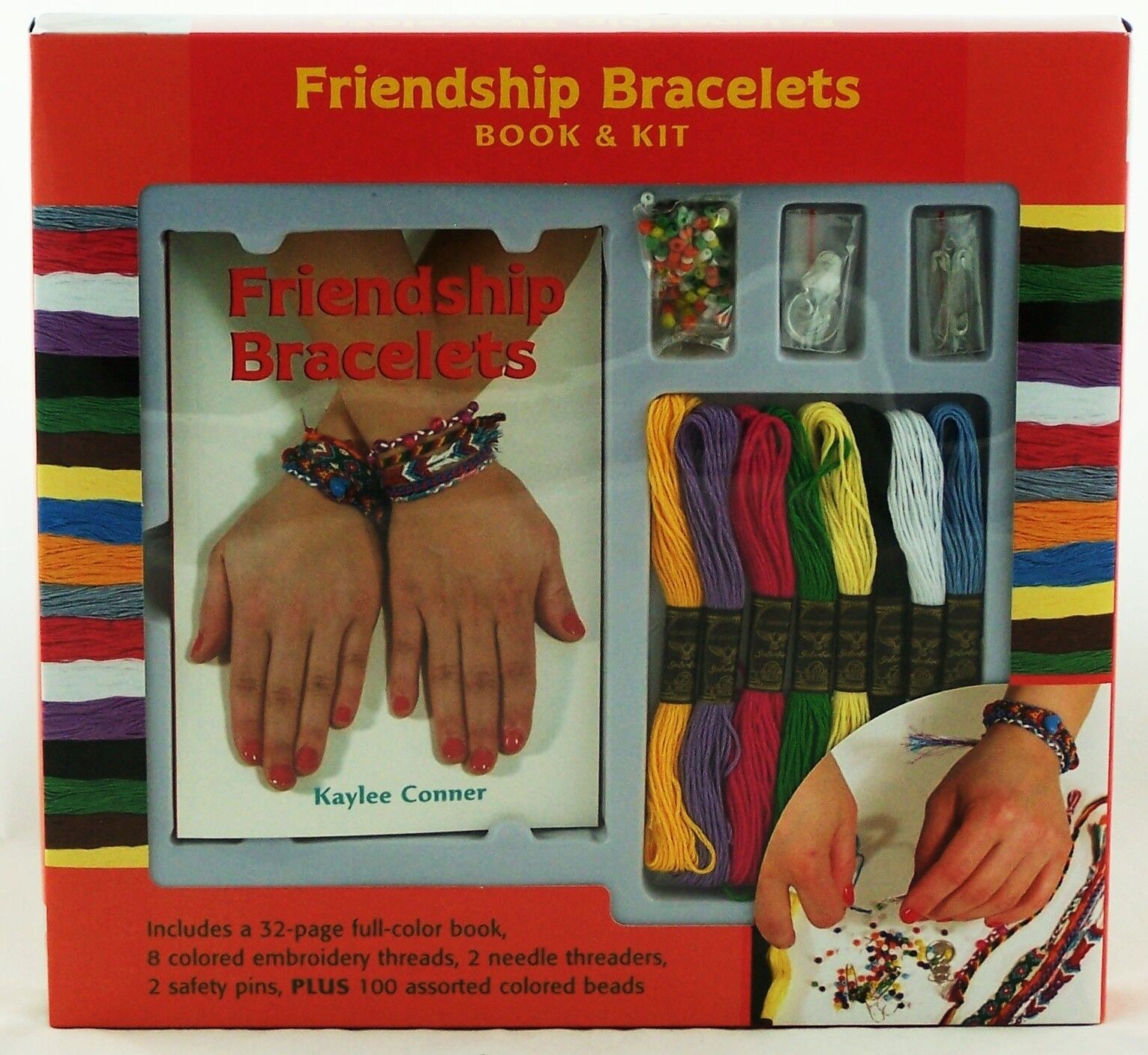 Friendship Bracelet Craft Activity Kit and Book Set NEW sleepover bff gift party