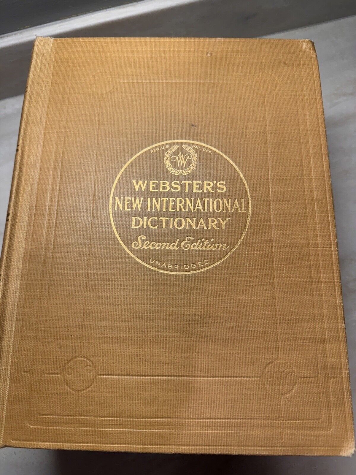 Webster\'s VINTAGE New International Dictionary 2nd Edition Unabridged 1961
