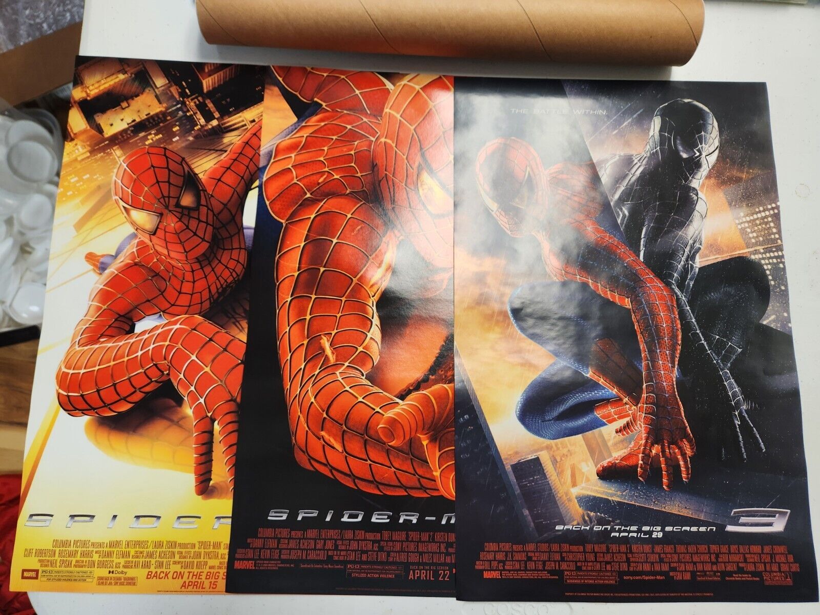 Set Of 3 Spider-Man 11x17\