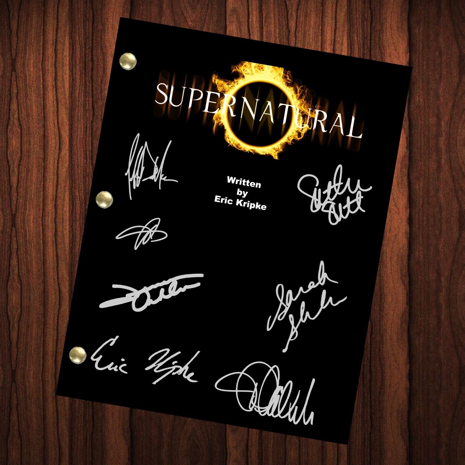 Supernatural Autographed Signed Script Reprint Supernatural 