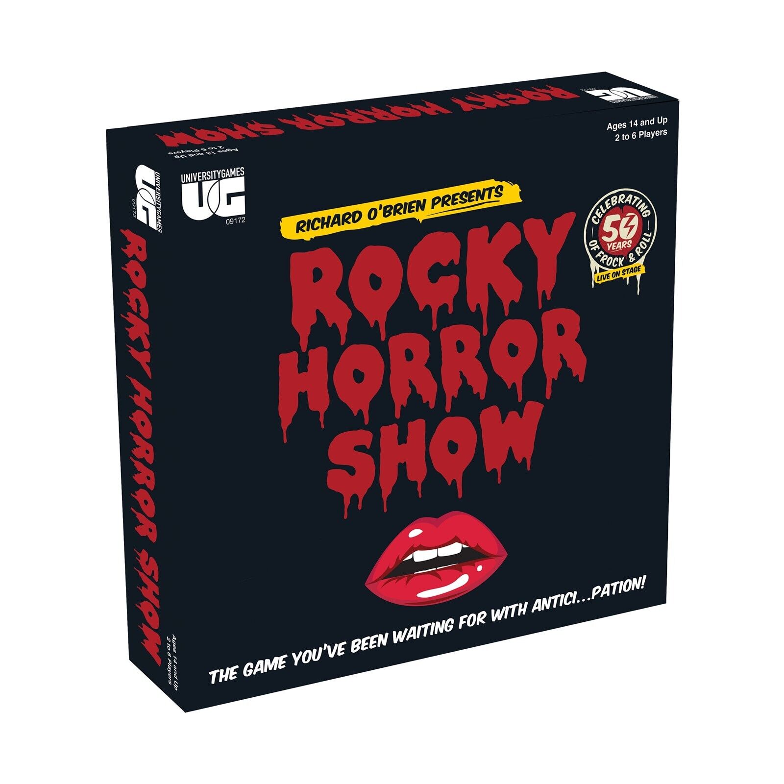 University Games UNV9172 The Rocky Horror Picture Show Board Game