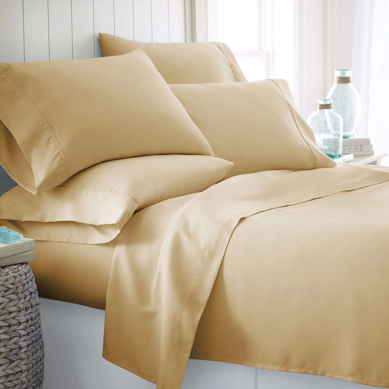 6PC Bed Sheets Super Soft Luxury by Kaycie Gray