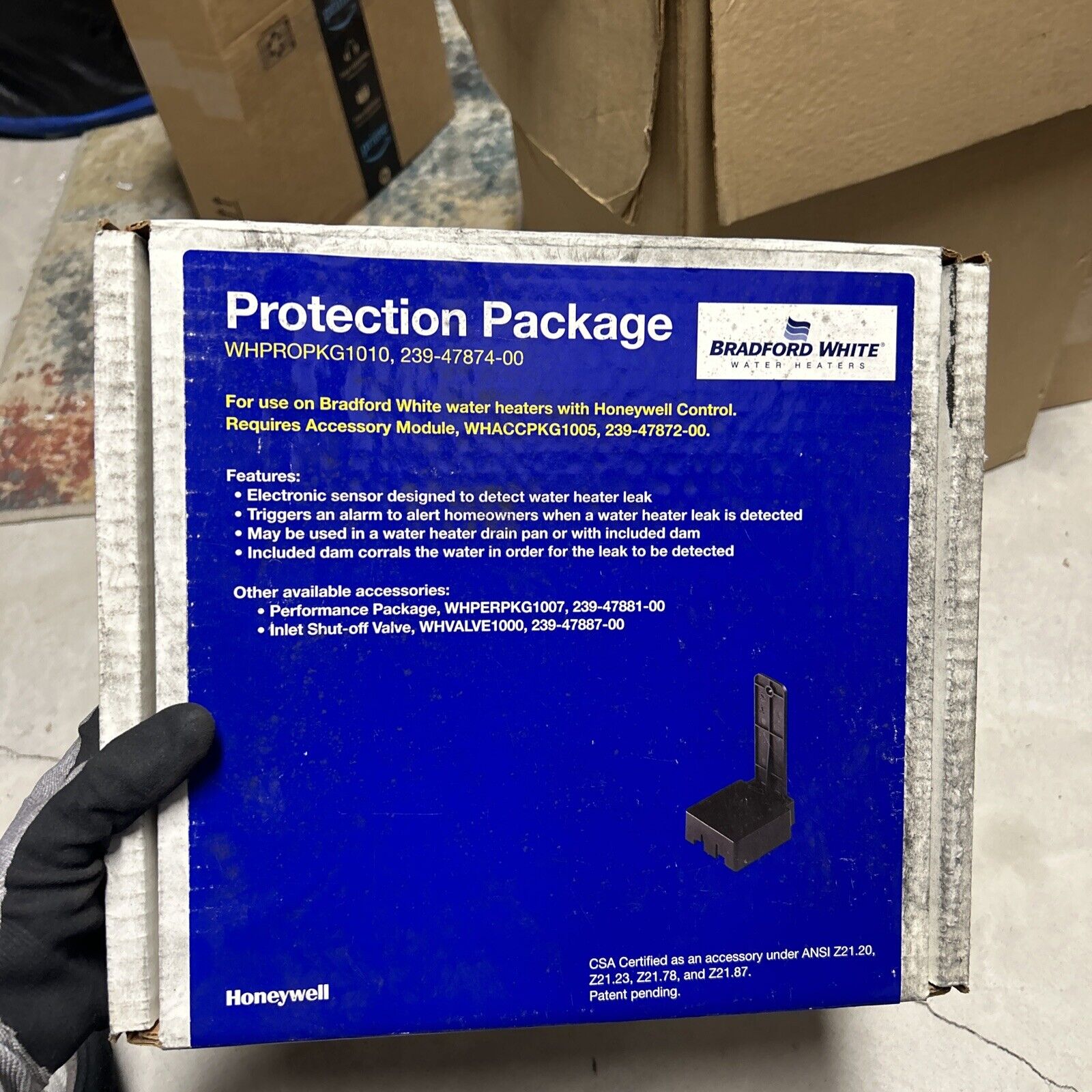 Protection Package 239-47874-00 Bradford White Honeywell  Leak Detection