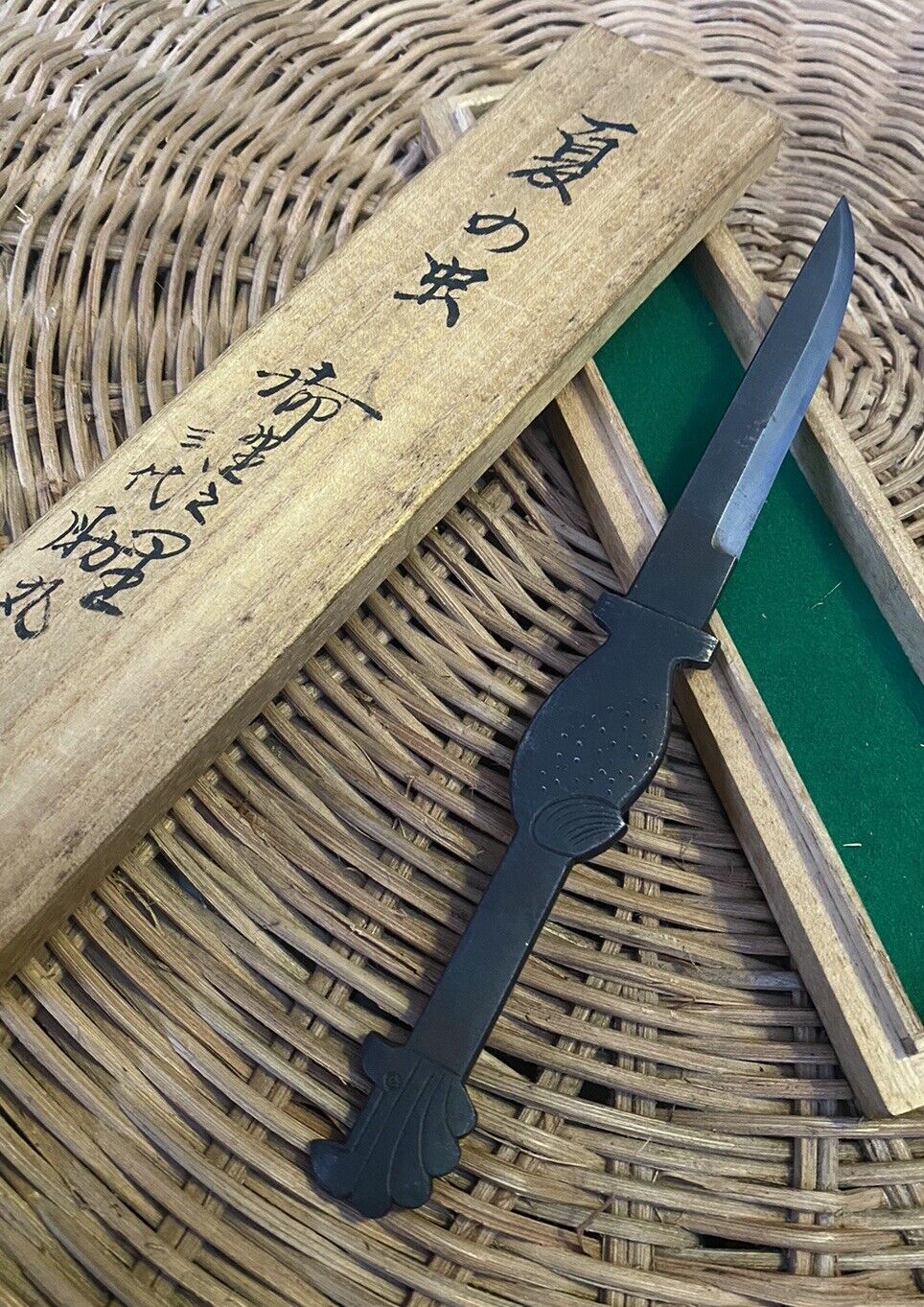 Rare Sukemaru 3rd Roster Kuri Kogatana Kiridashi Japanese Marking  Carving Knife