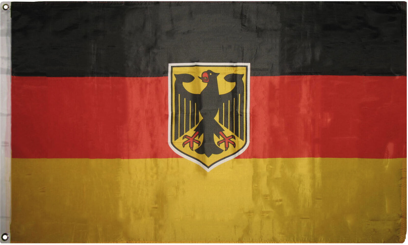 3x5 German Germany West German Eagle Crest Super Poly Premium Quality Flag 3\'x5\'
