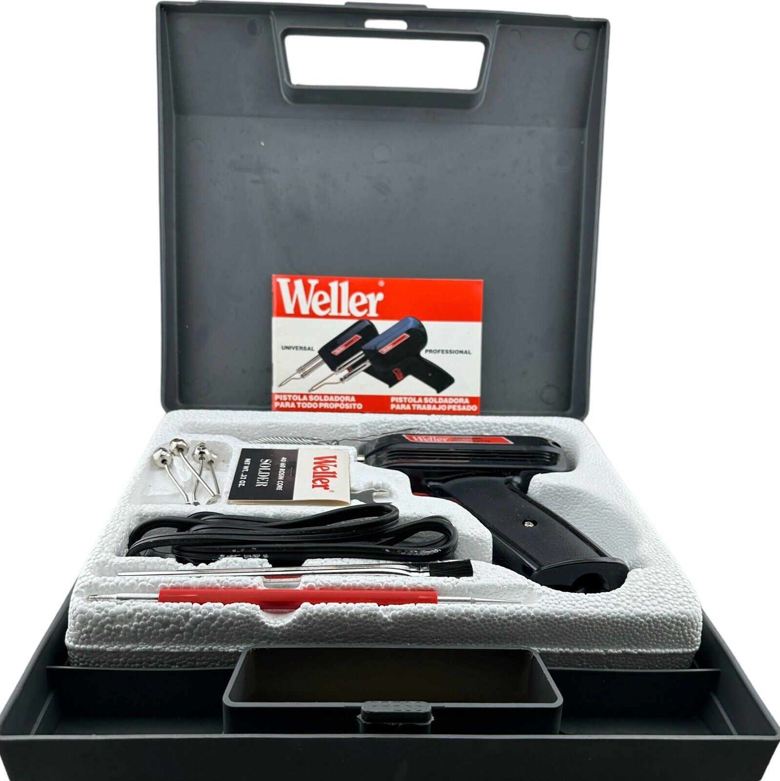 Weller Model 8200 Multipurpose Soldering Gun Kit with Case 140/100 Watts