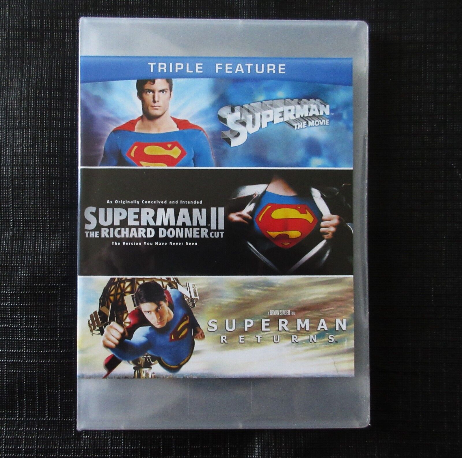 Superman the Movie / Superman II Richard Donner cut Superman returns Blu-Ray