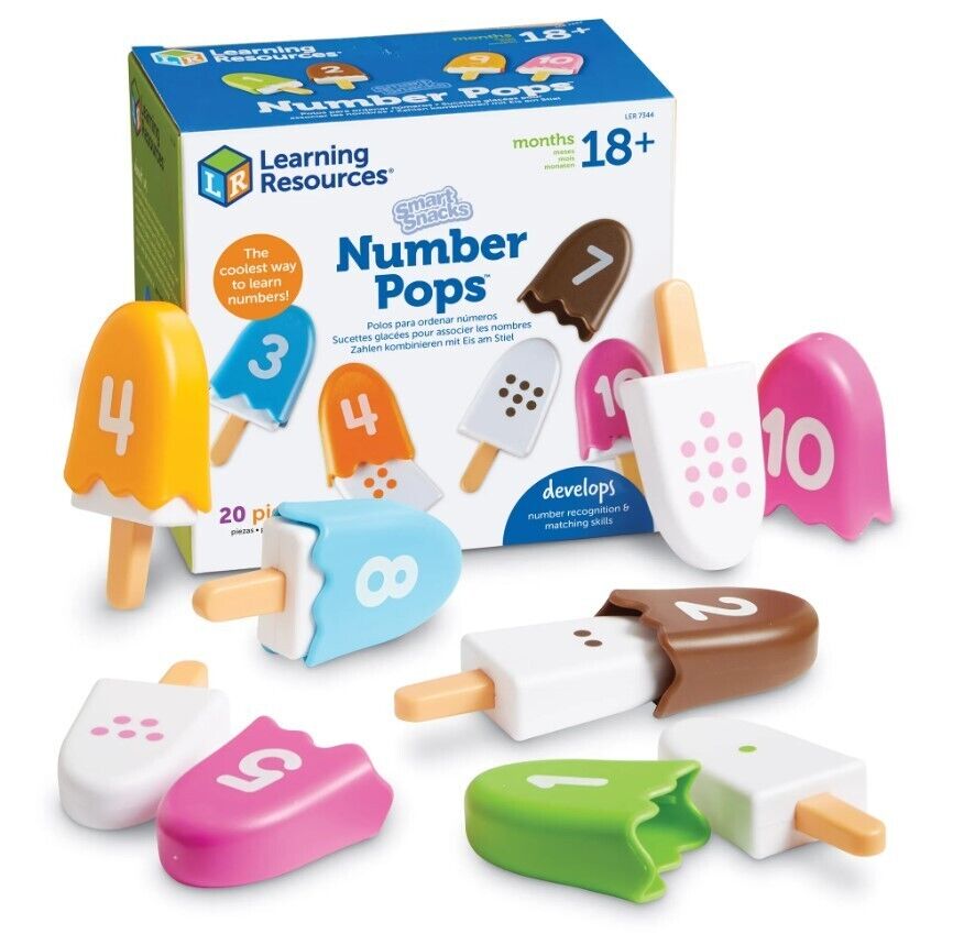 Learning Resources Smart Snacks Number Pops Gift for children on Christmas day
