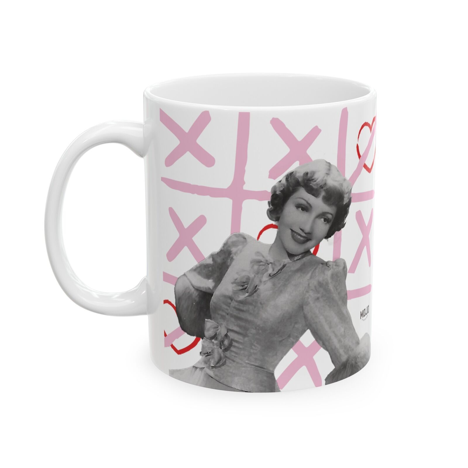 Claudette Colbert 11oz Ceramic Mug, Old Hollywood Collection, 20s Elegance