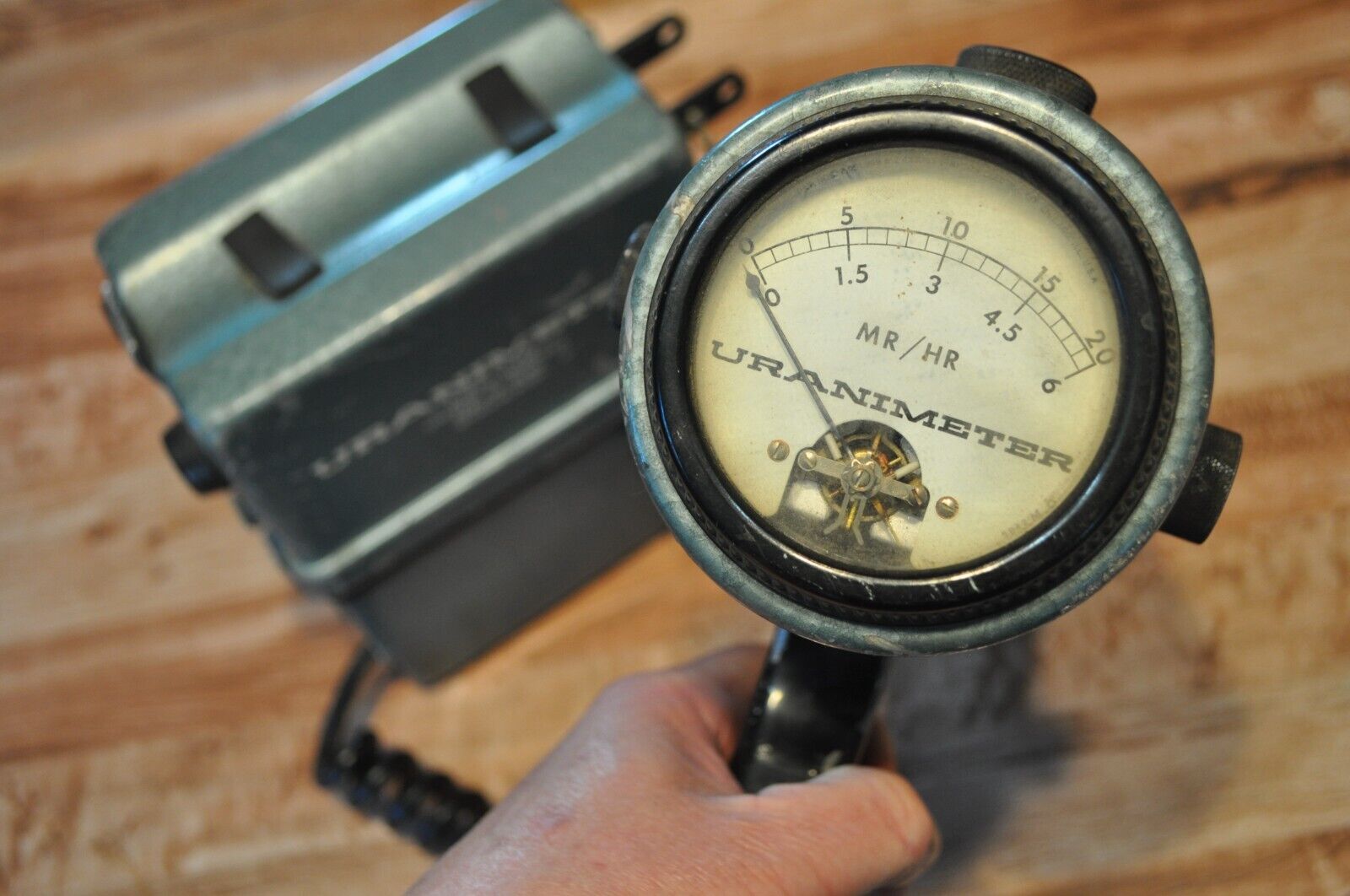 Vintage RARE URANIMETER Geiger Counter U-238 SPOKANE WASHINGTON