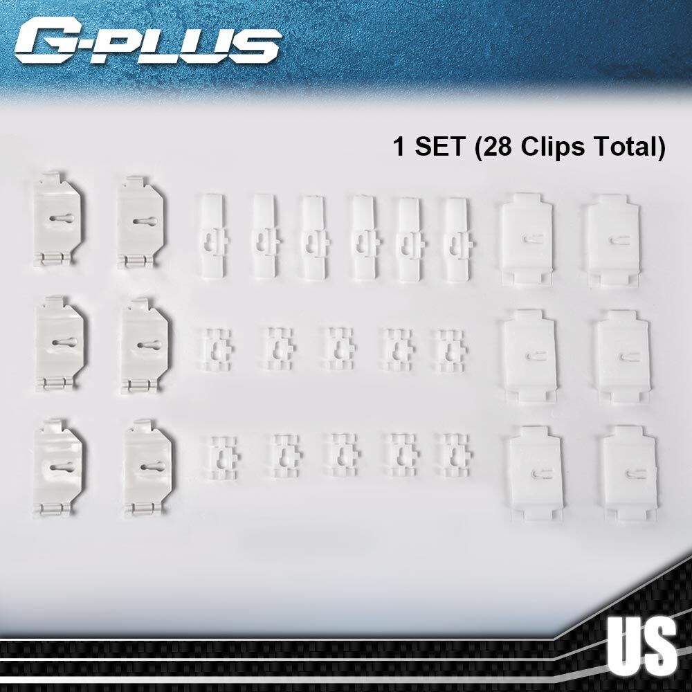 Fit For 1981-88 Cutlass Vinyl Top Roof Molding Trim RETAINING Mounting CLIP 28Pc