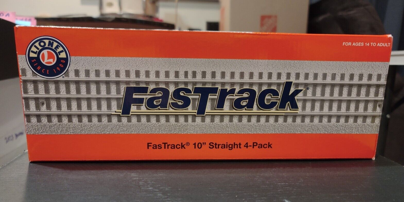 Lionel 6-12032 O Straight FasTrack (Pack of 4) LN/Box
