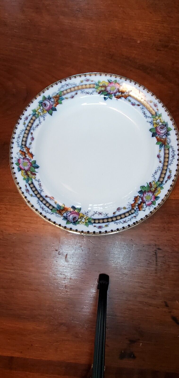 Rare Antique Severn T & T Flow Blue Spode English China Dinner Plate 10 Inches