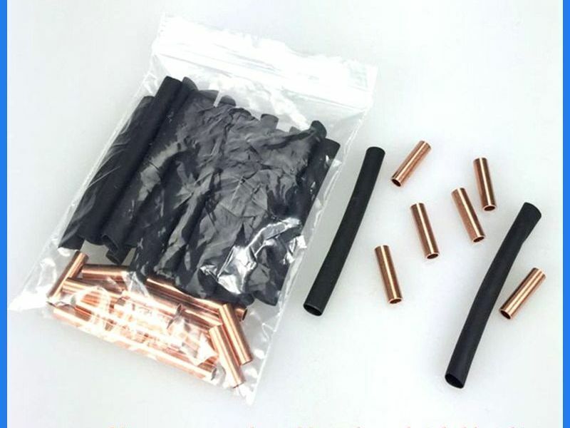 Carbon Fiber Floor Heating Connection Kits Copper Tube Shrinkable Sleeves 20 pcs