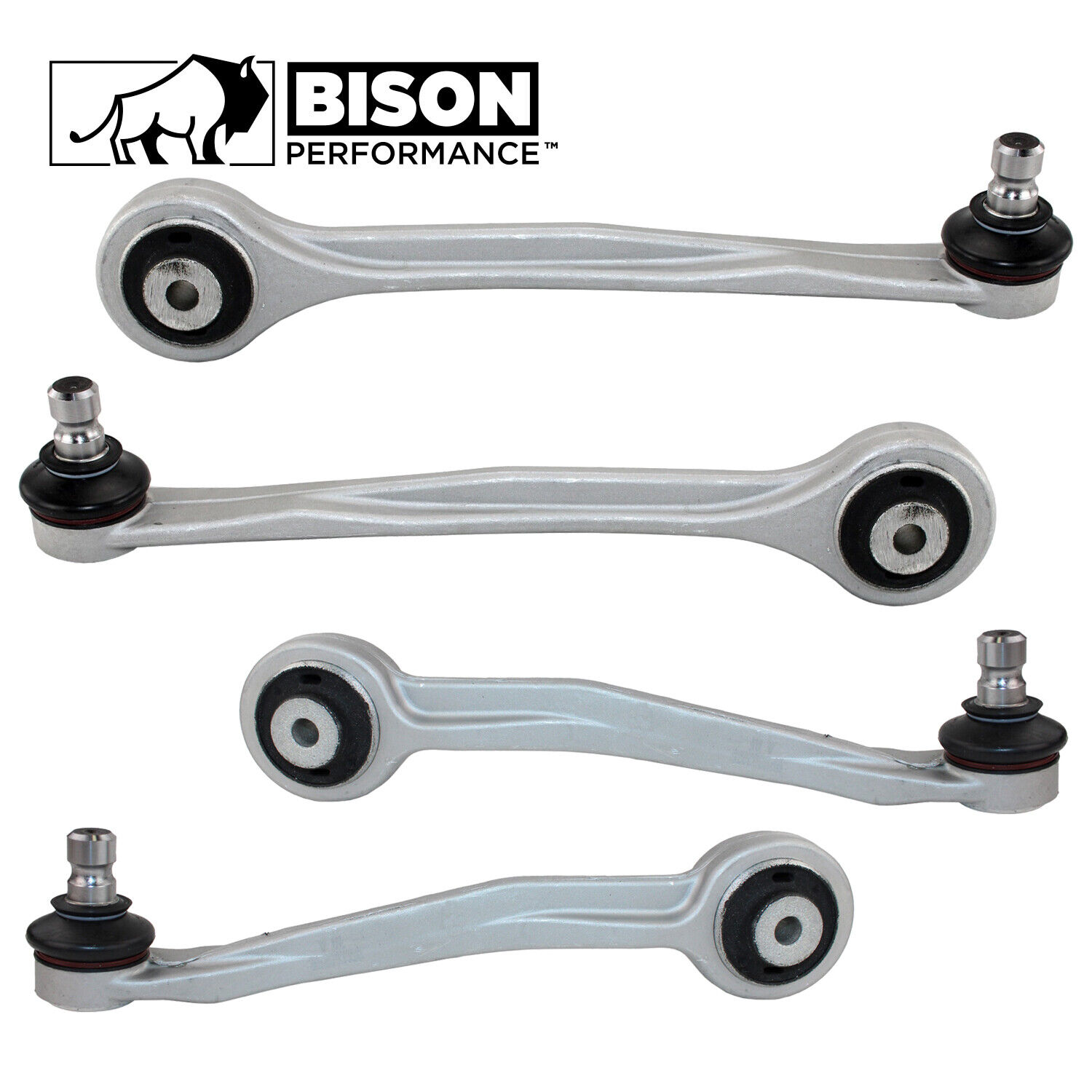 Bison Performance 4pc Front Upper Control Arms Kit For Audi A4 A5 Q5 S4 S5 SQ5