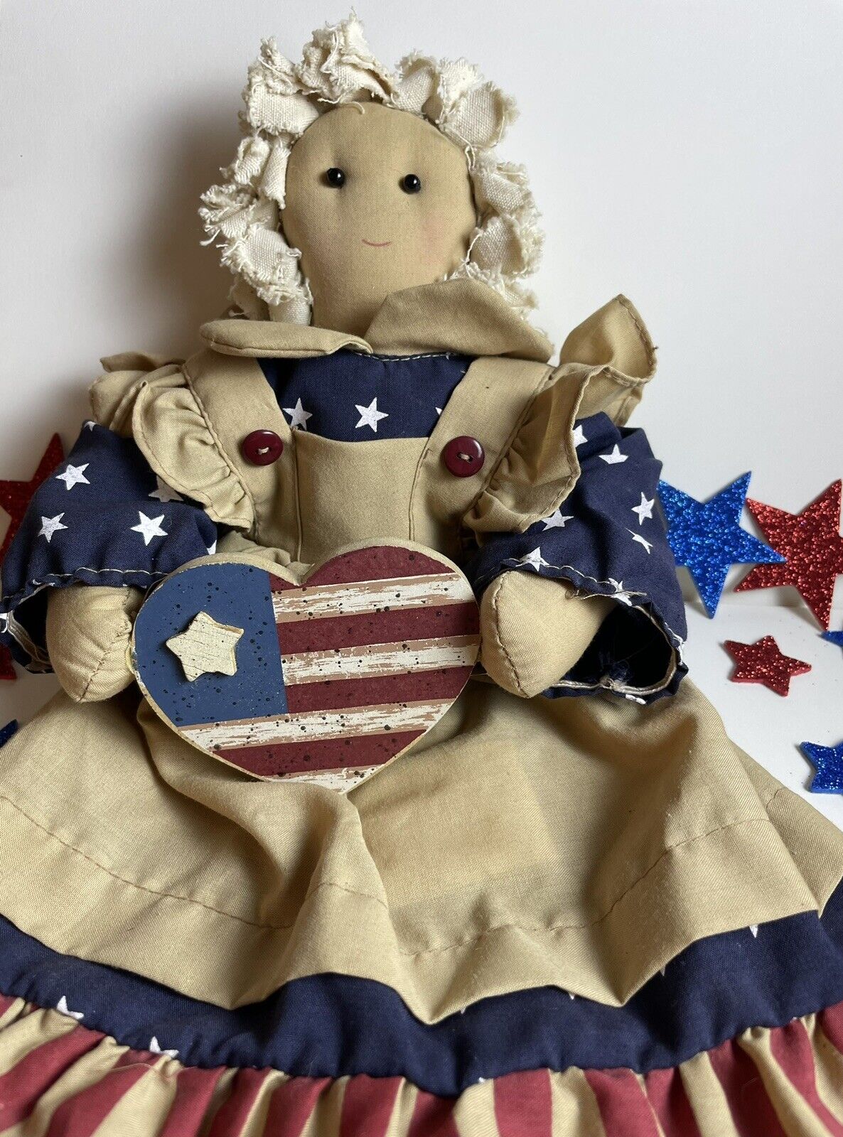 Vintage Patriotic Angel Doll (Betsy Ross)