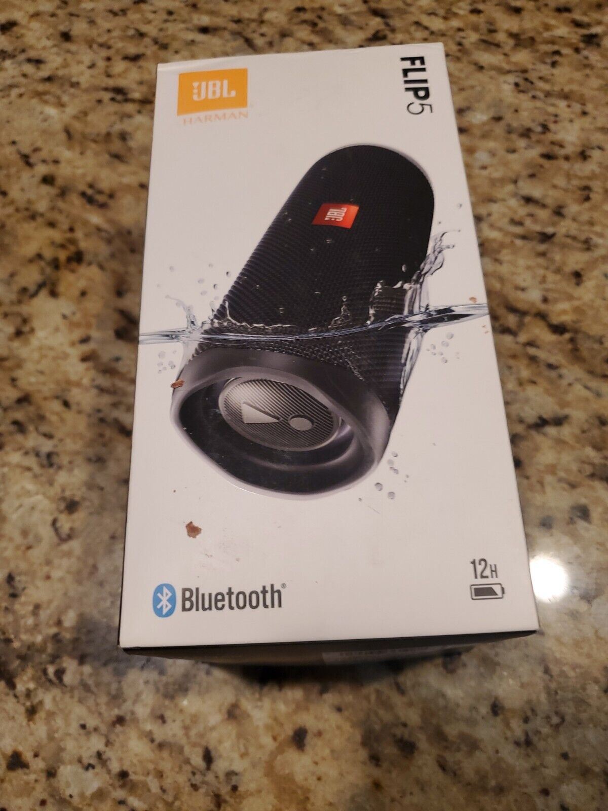 Nice JBL Flip 5 Portable Waterproof Bluetooth Speaker - Midnight Black