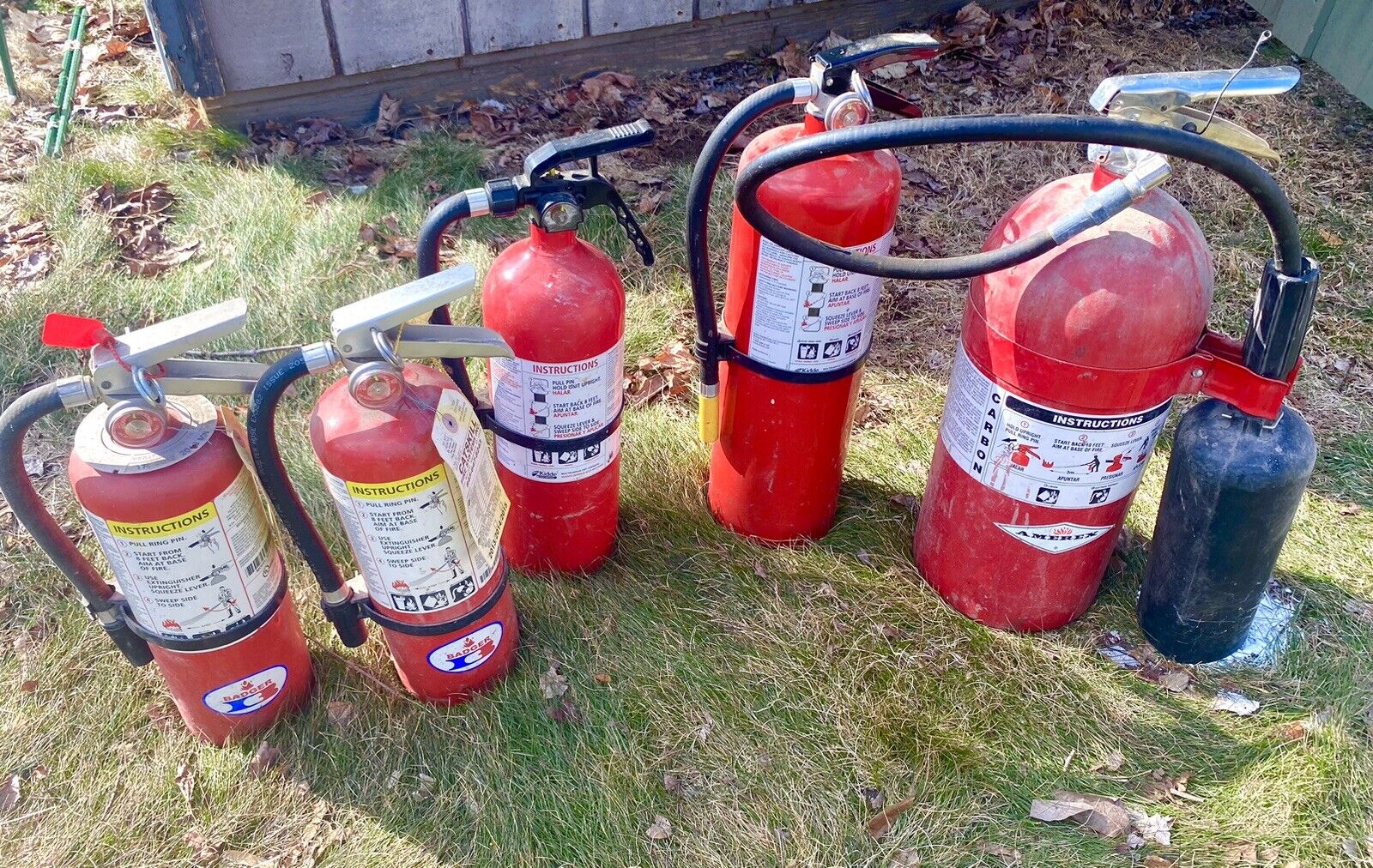 Fire Extinguisher lot of 5