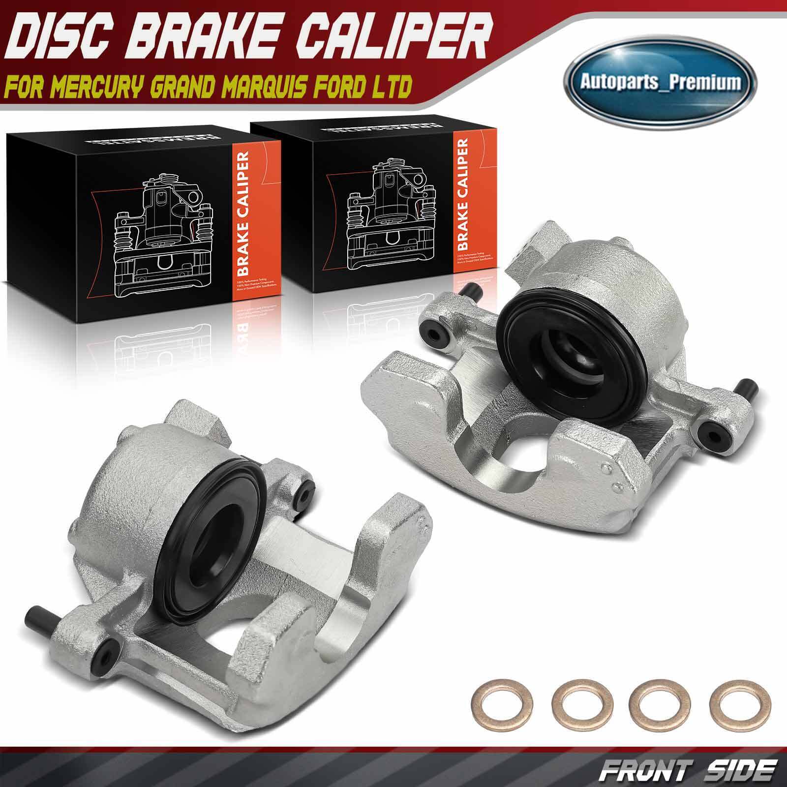 Front Left & Right Brake Caliper for Ford Mustang Lincoln Town Car Continental