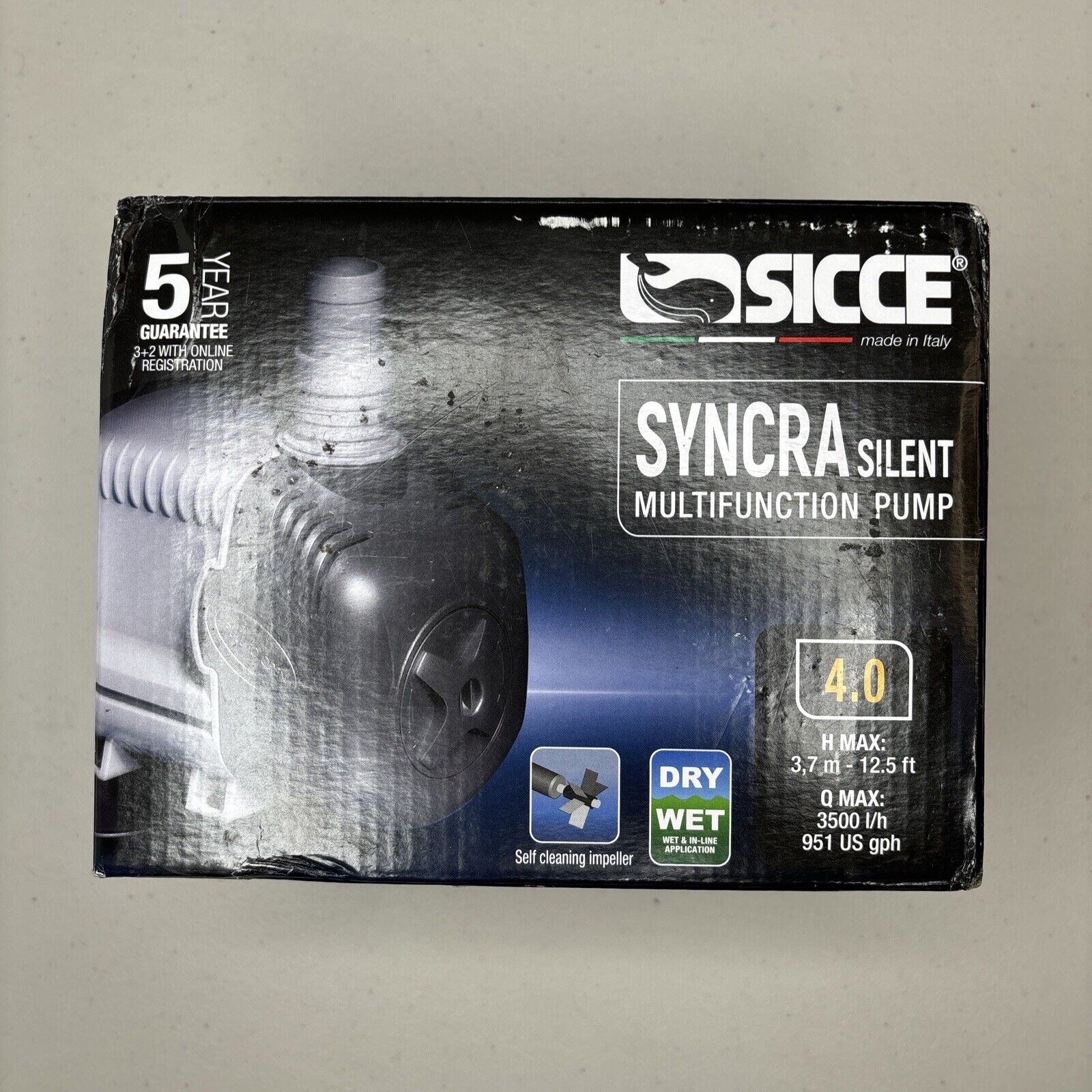 Sicce Syncra Silent 4.0 Water Pump Free US Shipping