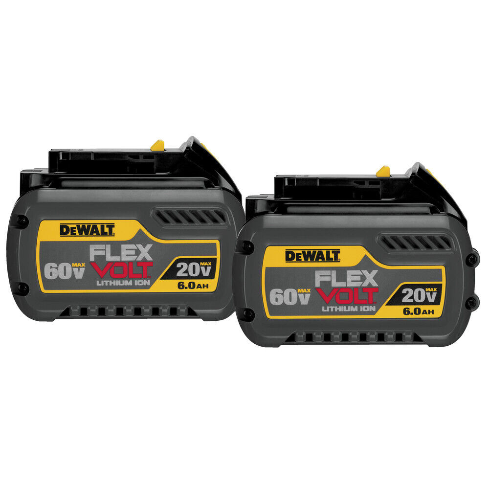 DEWALT DCB6062 (2/Pack) 20V/60V MAX FLEXVOLT 6 Ah Lithium-Ion Battery New