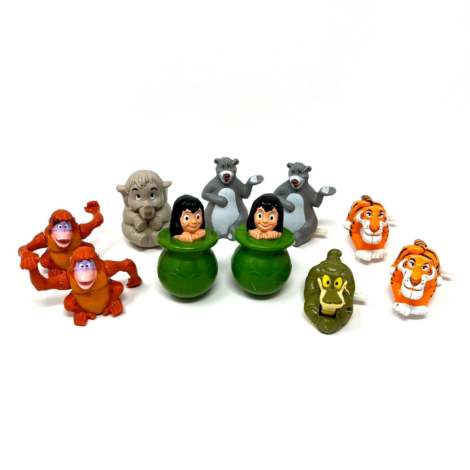 1989 McDonald’s The Jungle Book Happy Meal Windup Toys Lot of 10 Used