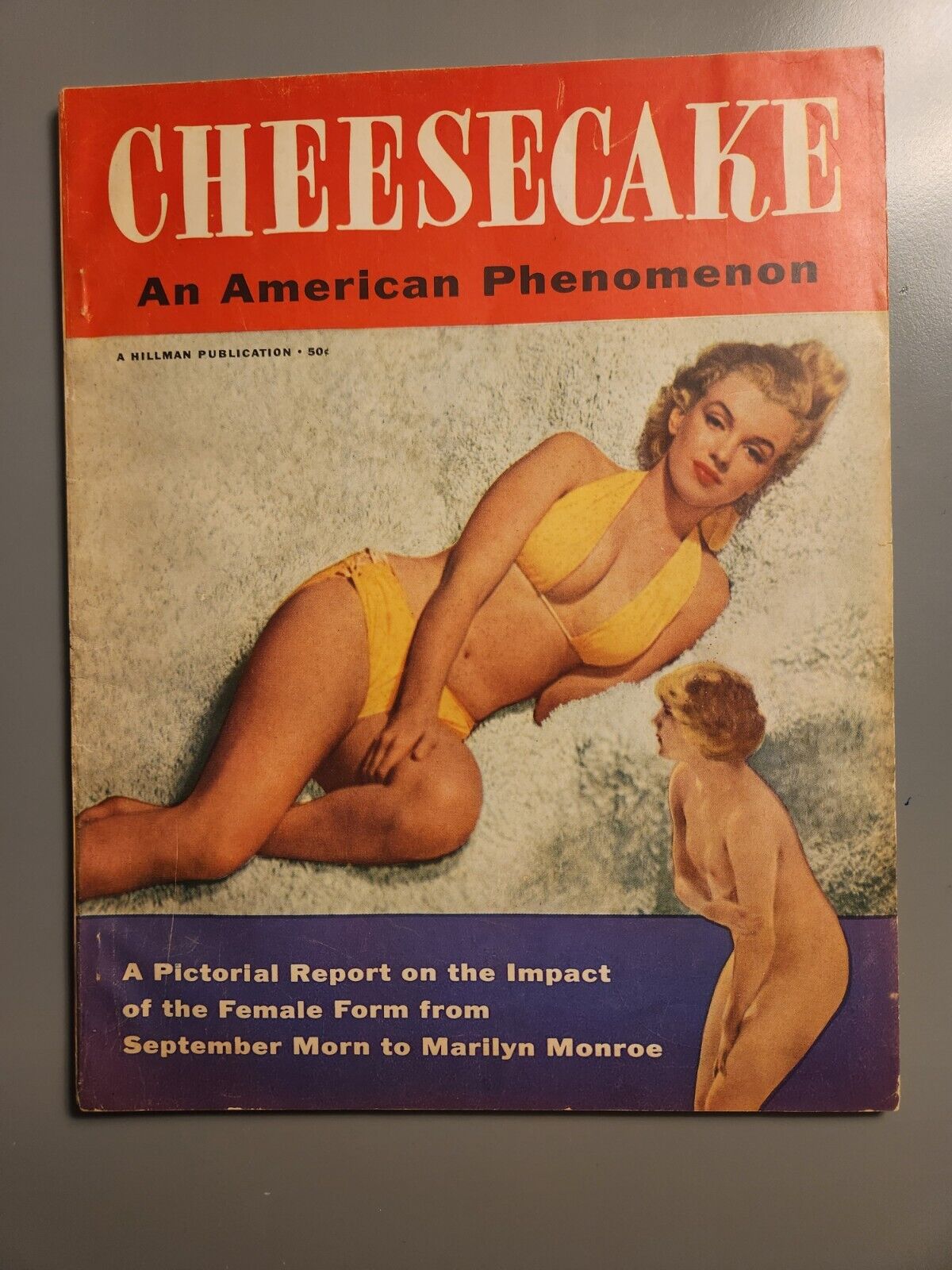 Marilyn Monroe Vintage Magazine-Cheesecake-1953 CLASSIC COVER-Fine+ 
