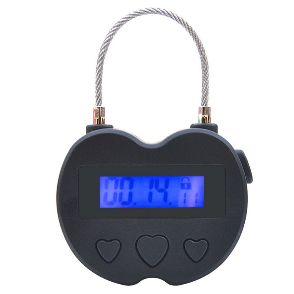 Smart Time Lock LCD Display Time Lock Electronic Timer Temporary Timer Padlock