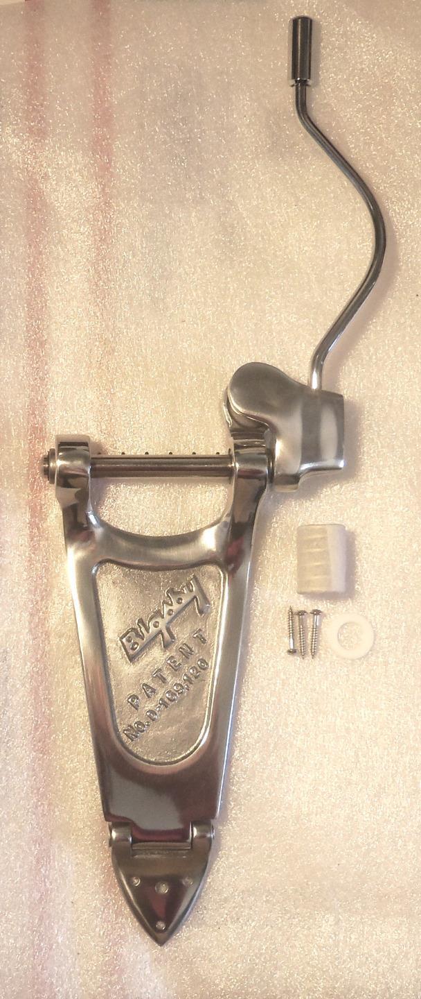 Bigsby® B6CBVWST Chrome Tremolo Vibrato Tailpiece~Wire Handle~USA~BLEMISHED New