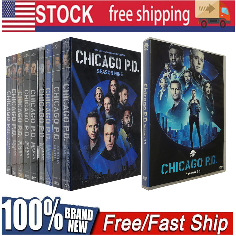 Chicago P.D. Season 1-10 The Complete Series DVD 54-Disc Collection New & Sealed