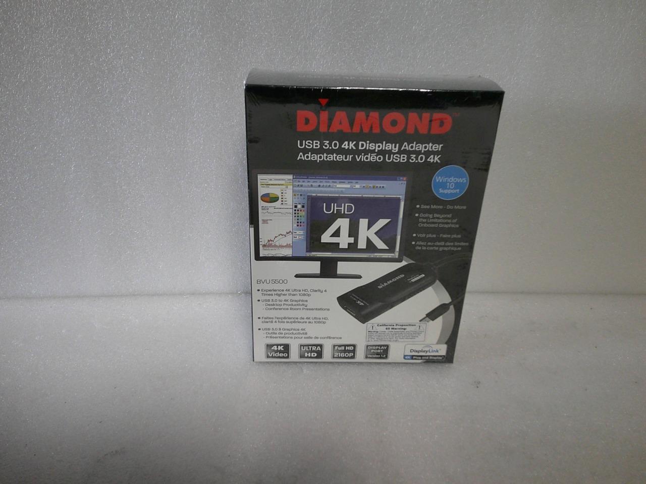 *New* Diamond USB 3.0 4K Display Adapter BVU5500