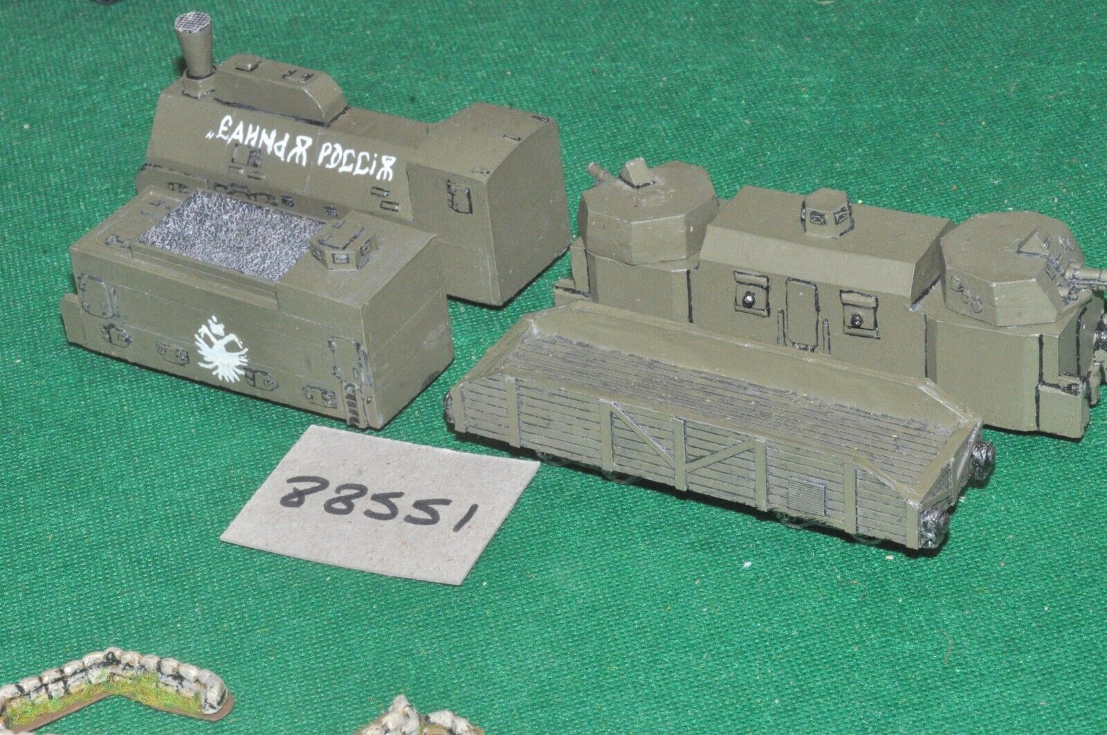 15mm WW1 / russian - armoured train civil war - baggage (88551)
