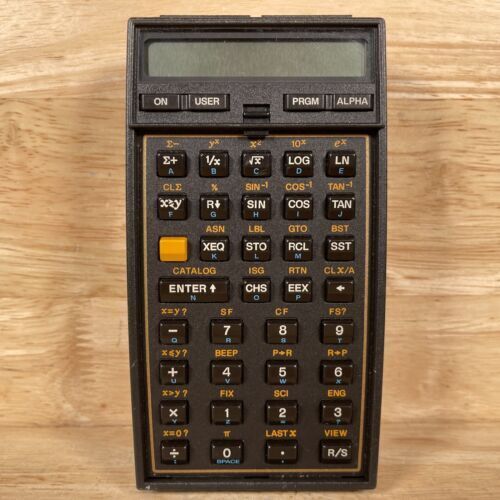 Vintage Hewlett Packard HP-41CX Handheld Programmable Scientific Calculator
