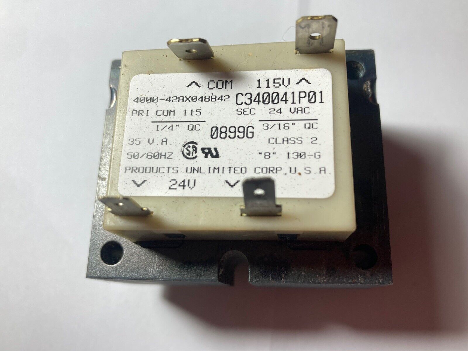 4000-42ax048842 C340041P01 PRODUCTS UNLIMITED TRANSFORMER  242