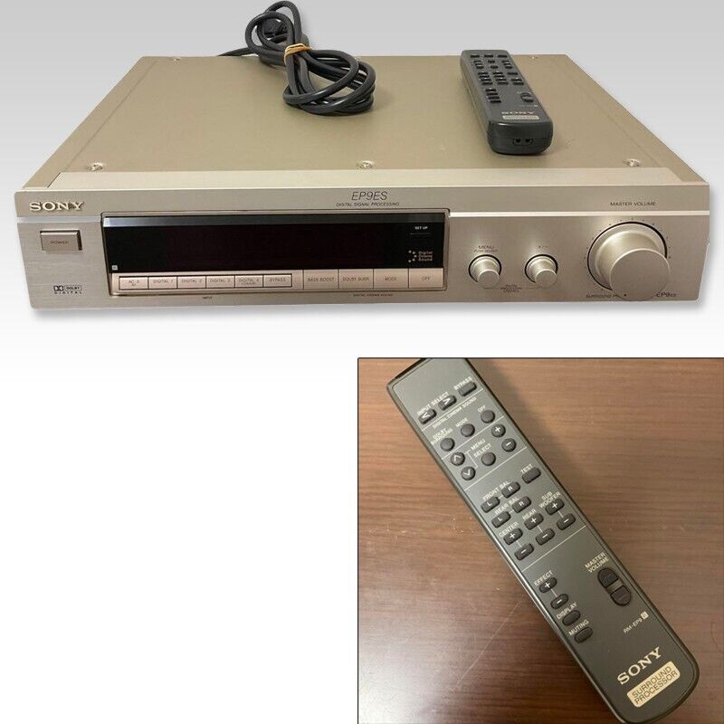 Sony SDP-EP9ES Laserdisc Digital Signal Processing Surround w/ Remote Working